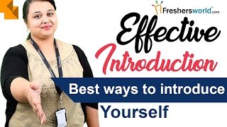Effective Introduction –Best ways of Introducing yourself,Tips for Interview,Effective words screenshot 4