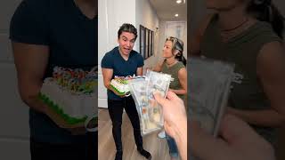 Cake Flip by Mom and Son #funnychallenge #cakeflip #shortsfeed