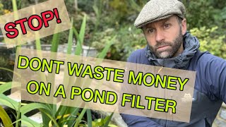 How to build a super low maintenance koi pond filter system (Cheap and easy)