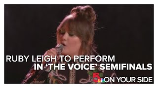 Ruby Leigh performs in semifinals Monday on 'The Voice'