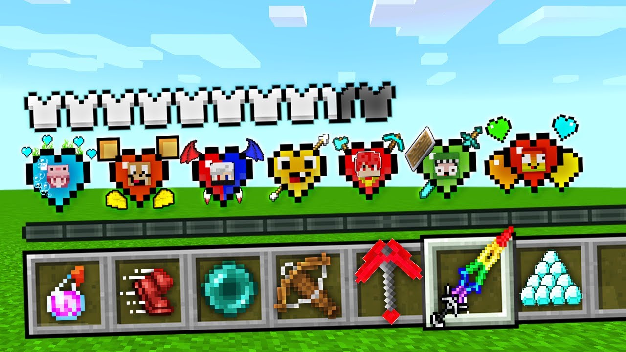 MINECRAFT BEDWARS, SỞ HỮU TRÁI TIM CỦA NOOB TEAM SIÊU VIP VÀ SỨC MẠNH VÔ HẠN ??