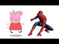 Chi si nasconde dietro PEPPA PIG e SPIDERMAN? - Indovina il Personaggio dei Cartoni Animati