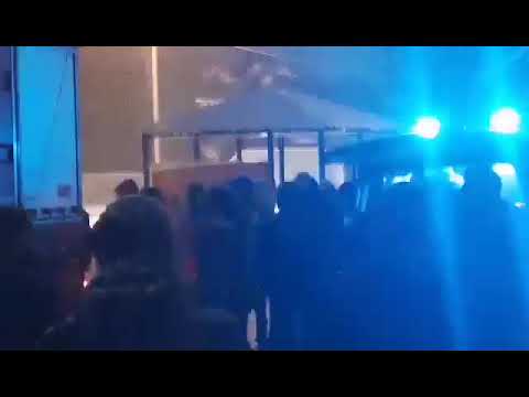 დაშავებულების ამოყვანის კადრები