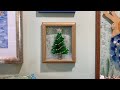 EPOXY RESIN, SEA GLASS CHRISTMAS TREE,  RESIN ART, GLASS ART TUMBLED GLASS ,SEA GLASS, DIY