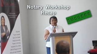 FL Notary Workshop Recap  |  Note A Doc, LLC