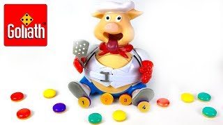 UNBOXING POP! THE PIG FROM GOLIATH GAMES - FEED THE PIG UNTIL HE POPS! COUNTING FUN AND NEW DESIGN
