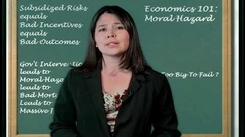 Economics 101: Moral Hazard