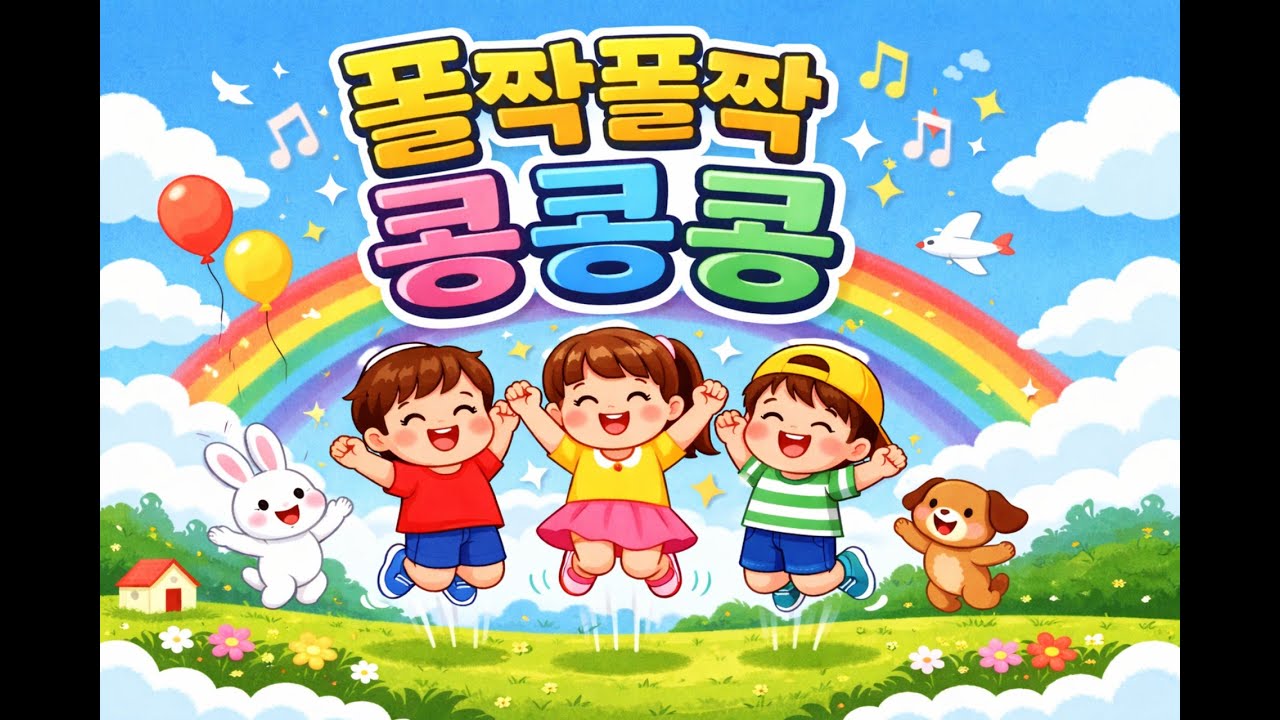 폴짝폴짝! 콩콩콩 점프 점프! | Jumping Kids Song
