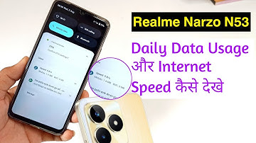 Realme Narzo N53 me data usage kaise dekhe | Realme Narzo N53 Daily data usage setting