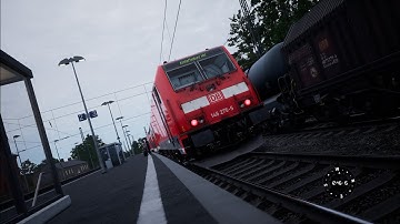 Train Sim World 6 Saturday Circuit scenario in DB BR 146 (sorry for audio and lag)