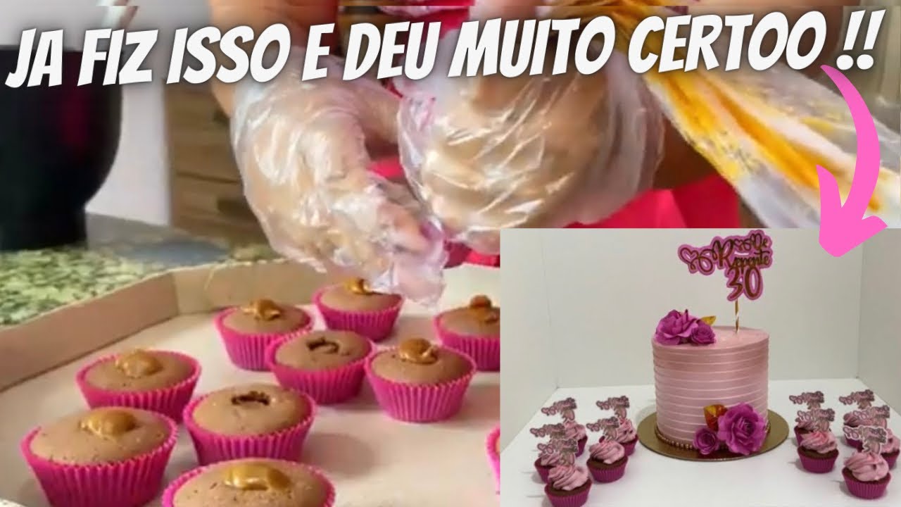 VENDA MUITO MAIS FAZENDO ISSO CONFEITEIRA / kit festa bolo + cupcake #confeitaria #bolo