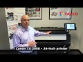 Canon TX 3000 Plotter Printer & MFP Overview - TAVCO