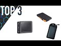 Top 3 of best power banks ★with solar charging function★