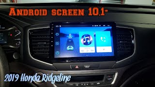 2019 Honda Ridgeline 10.1' Android screen