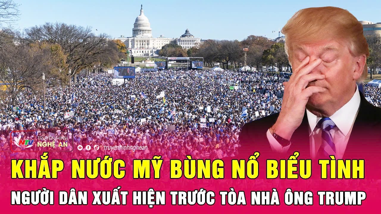 Outline Video Điểm nóng quốc tế 11/11: Khắp nước Mỹ bùng nổ biểu tình, người dân xuất hiện trước tòa nhà ông Trump