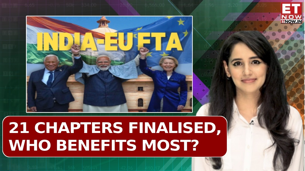 India-EU Free Trade Agreement Explained | $200Bn Trade Target By 2030 | Sector-Wise Gains Analysis