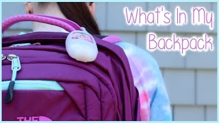 WHAT IS IN MY NORTH FACE RECON BACKPACK | Allie Young