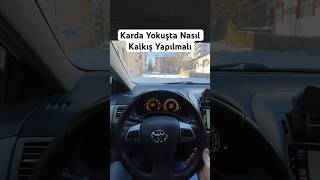 Otomatik Vites Arabada Buzda Nasıl Kalkış Yapılır? Kar Modu