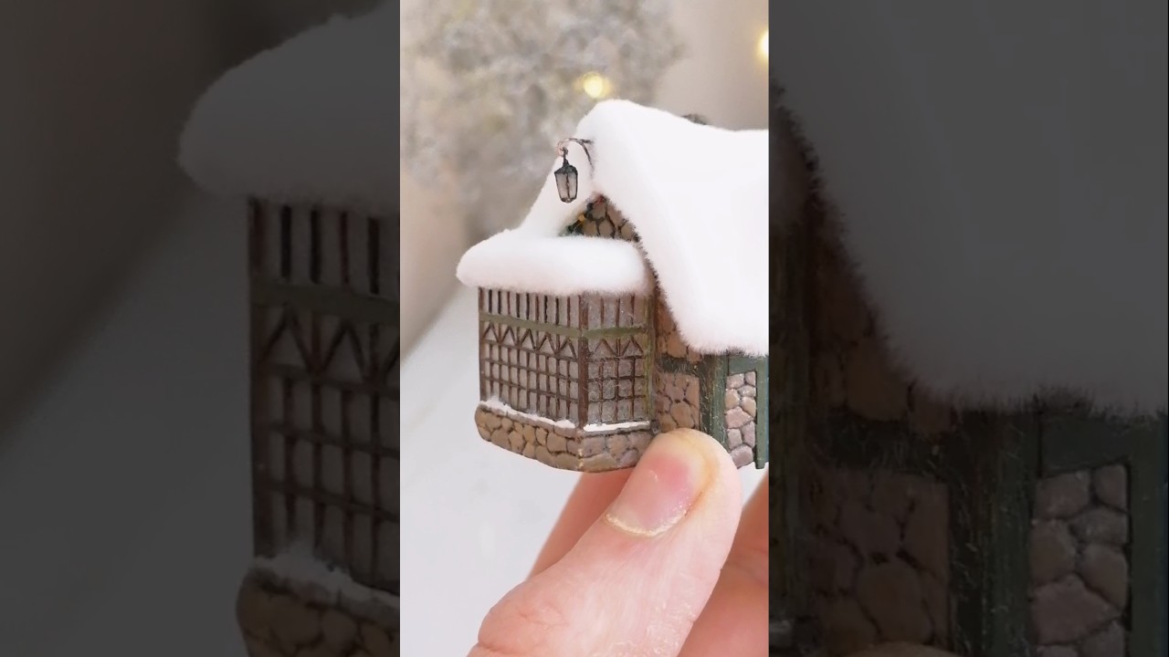 Handmade miniature house 
