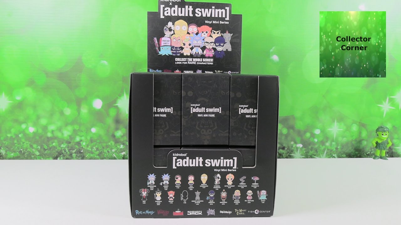 Распаковка виниловых мини-фигурок Kidrobot x Adult Swim | CollectorCorner