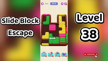 Slide Block Escape Level 38 Walkthrough 🧩 | Go Answer