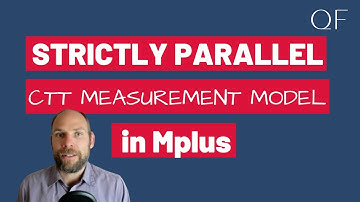 Strictly Parallel CTT Measurement Model in Mplus