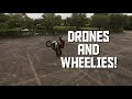 Drone Film's Motorcycle Stunts!