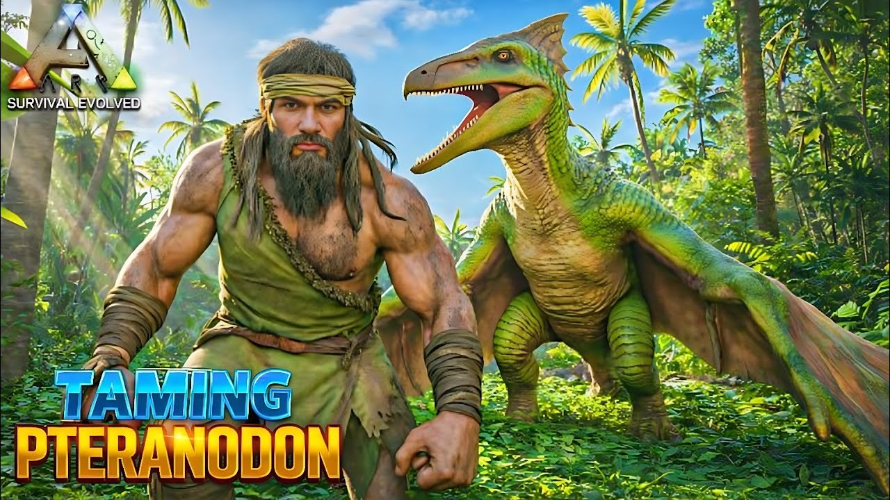 INSANE Pteranodon Tame Fight in ARK 🔥 I(Ark Survival Evolved)” #5 - YouTube
