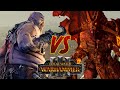 OGRE KINGDOMS vs KHORNE // Total War: WARHAMMER 3 Battle & Commentary