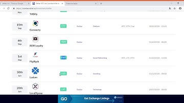 Stellar ICO List