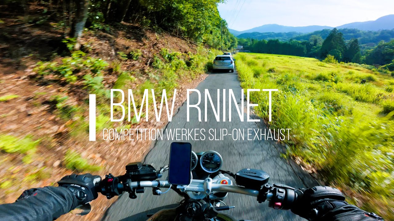 BMW RnineT/Exhaust Sound🎧/抜け道の攻防🏍/# 252 The battle for loopholes/Just go for a ride