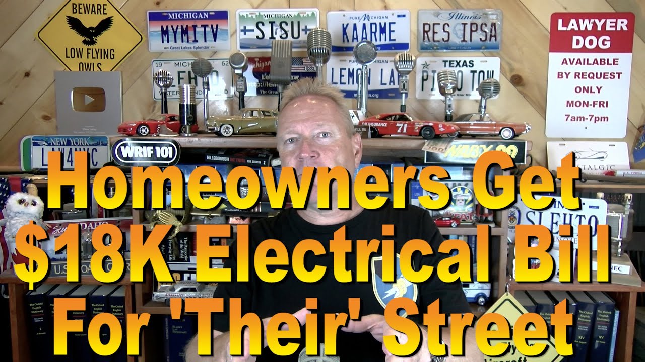 Homeowners Get $18K Electrical Bill for 'Their' Street