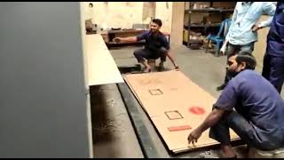 FLEXO PRINTER SLOTTER TWO COLOR-CHAIN FEEDING SUPERCUT MAKE IN INDIA