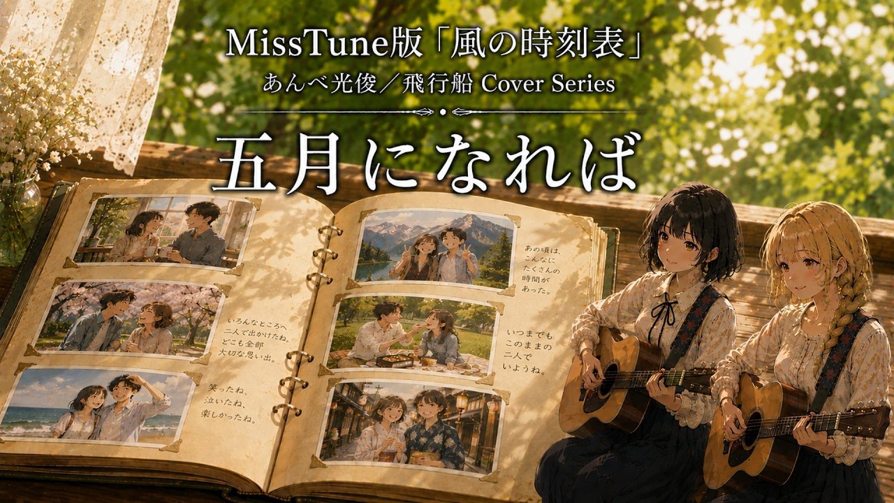 MissTune【あんべ光俊／飛行船 Cover】「五月になれば」 - YouTube