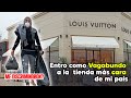 ENTRO como VAGABUNDO a TIENDA más CARA de mi PAÍS | Louis Vuitton