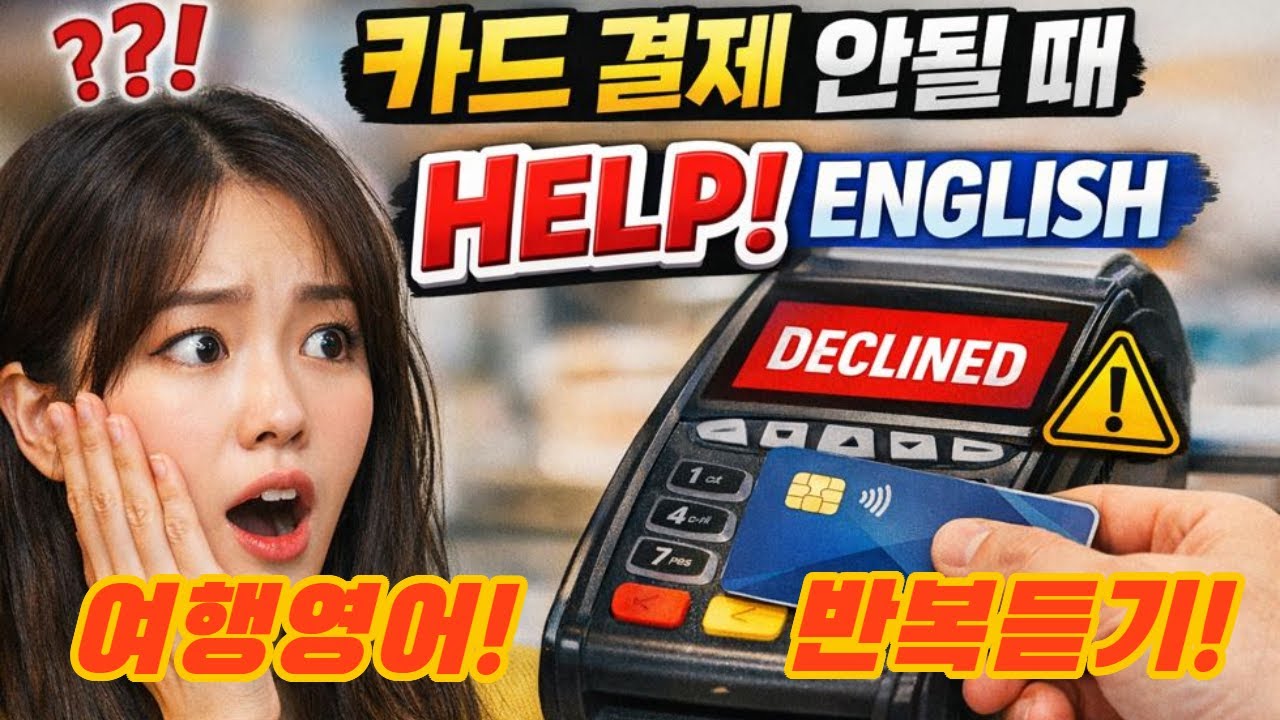 (여행영어)(Part28)해외에서 카드 결제 안돼도 당황하지 마세요!