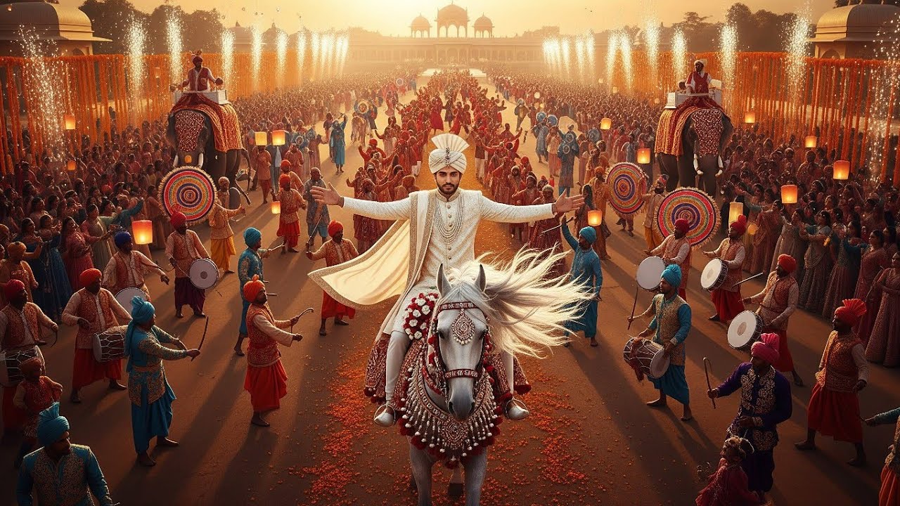 Here Comes the Groom on Horse! 🐴 Epic Swag Baraat Cartoon | Funny Horse Hero Song | Viral Kids Rhyme