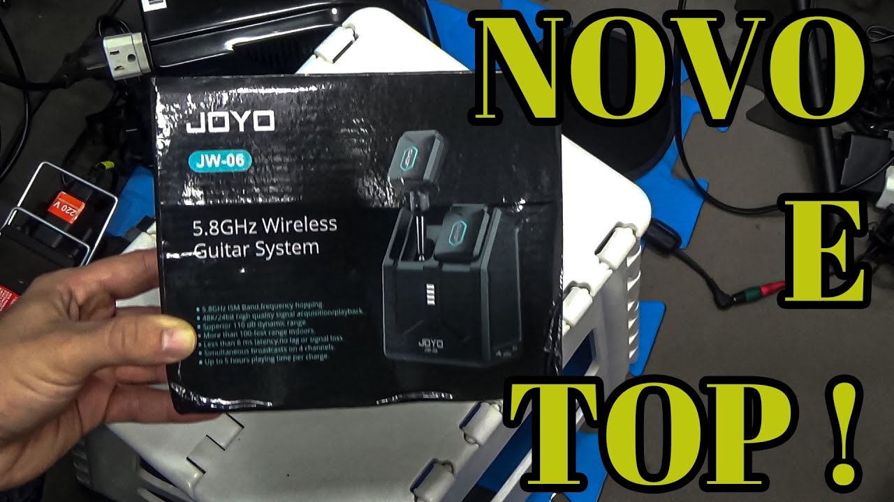 JOYO JW-06 - Transmissor e Receptor para Guitarra, Violão e Baixo