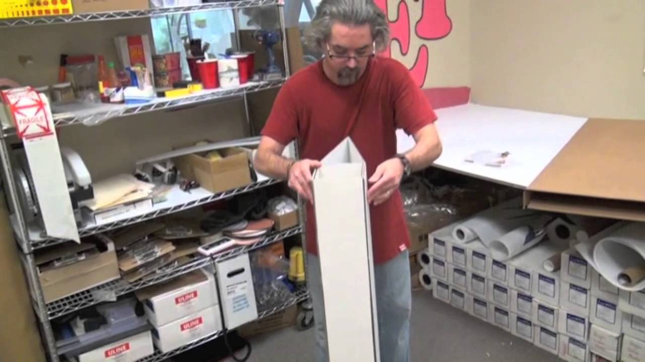 How To Assembly of a Cardboard Beam for your cardboard standup cutout