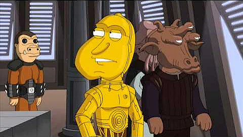 Family guy - It's a trap (Star wars) Stare down