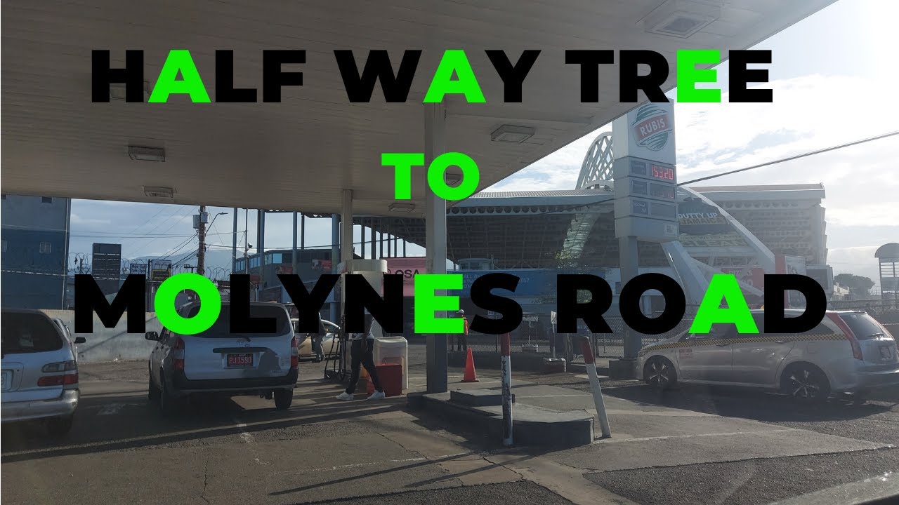 DRIVING FROM HALF WAY TREE to MOLYNES ROAD via EASTWOOD PARK RD, COURTNEY WALSH DR, CASSIA PARK AVE