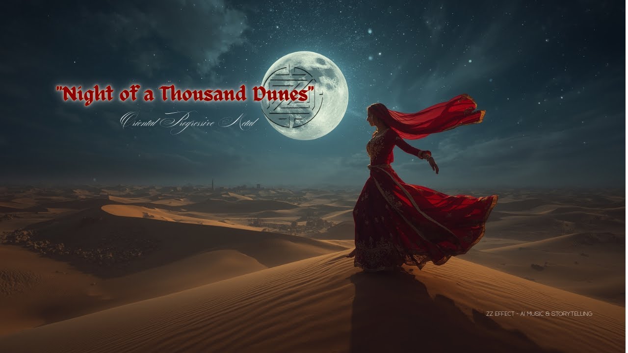 Storm Over The Citadel | Oriental Progressive Metal AI Instrumental (Official Music Video) 