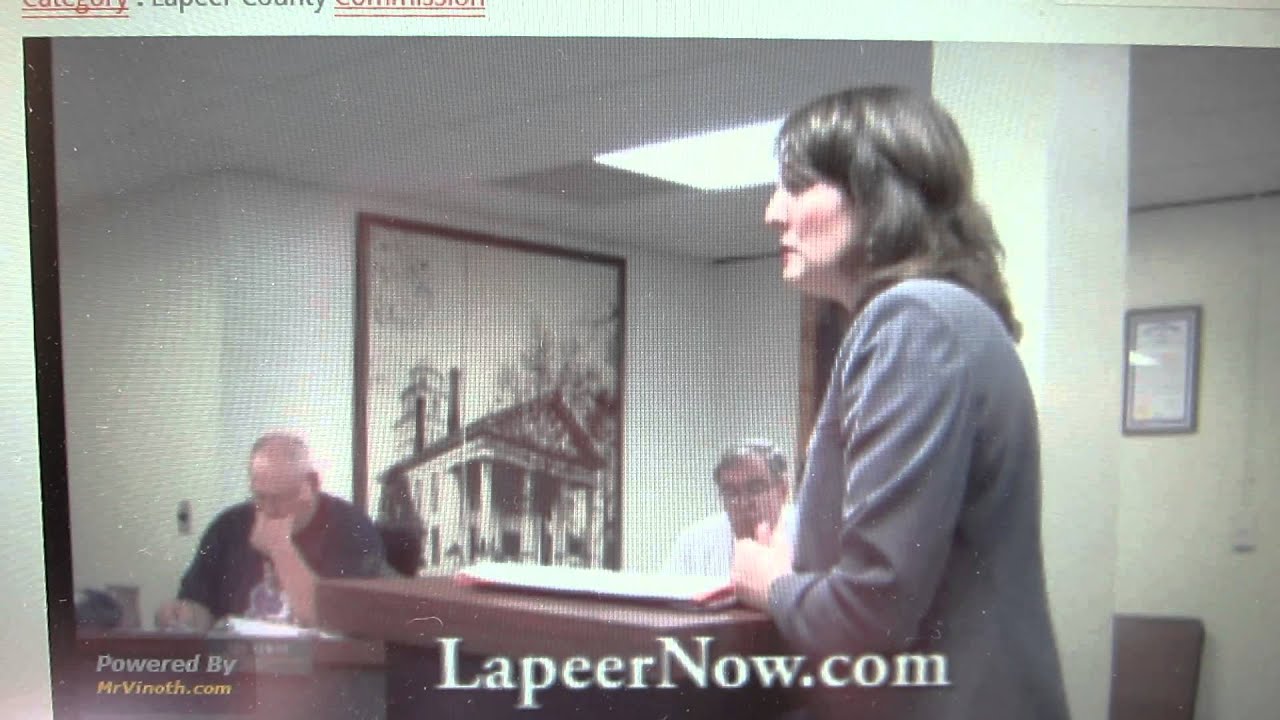 8/1/13 Lapeer County Commissioners Meeting (PMA) YouTube