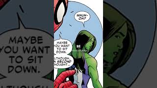 El Día en que Spider-Man Intentó Salir con She-Hulk 😱💕 #spiderman #marvel #cómics #shorts