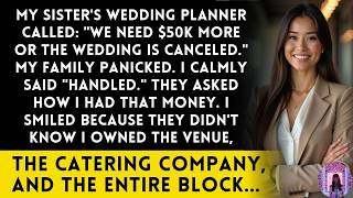 Full My Sister's Wedding Planner Called We Need 50K More or Cancel Everything I Said One Word Update