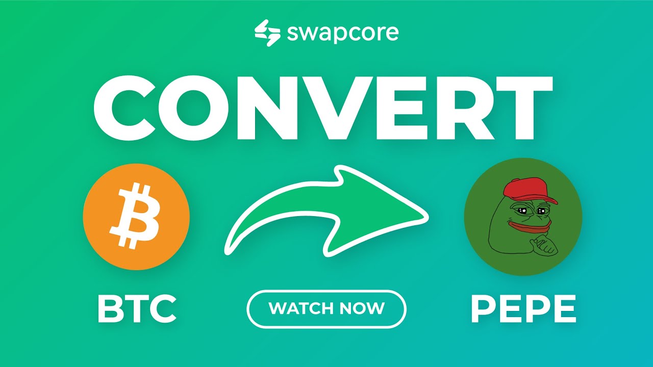 🔄 Convert BTC to PEPE Instantly | Fast & Secure Crypto Exchange