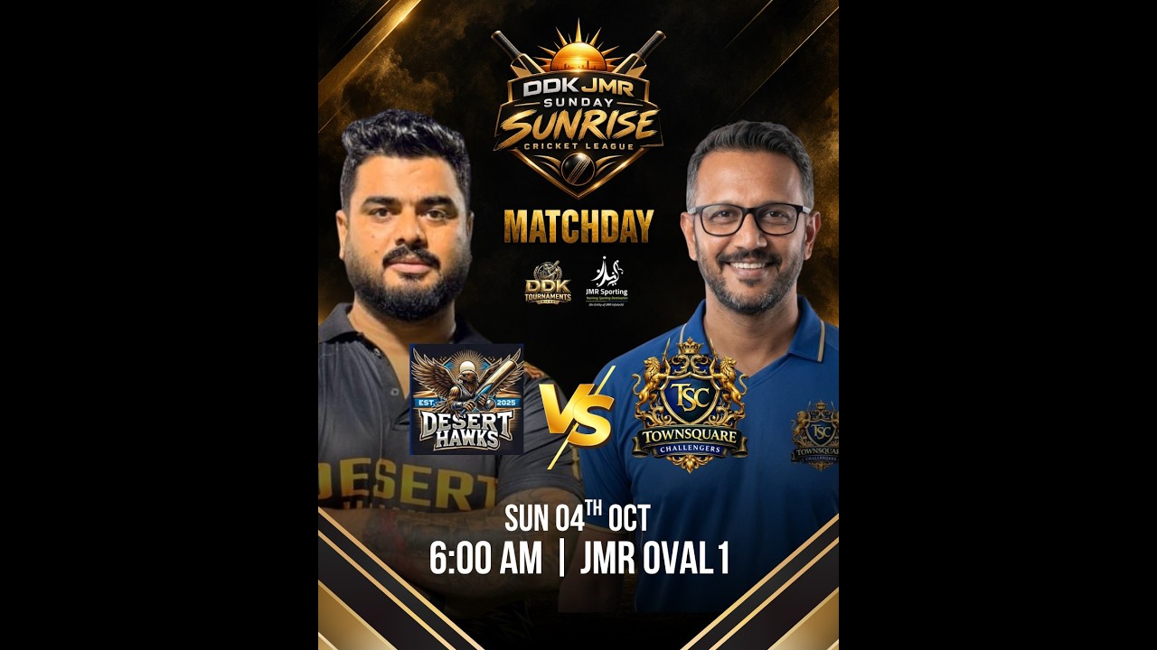 DDK SUNDAY SUNRISE S1 TOWNSQUARE CHALLENGERS VS DESERT HAWKS