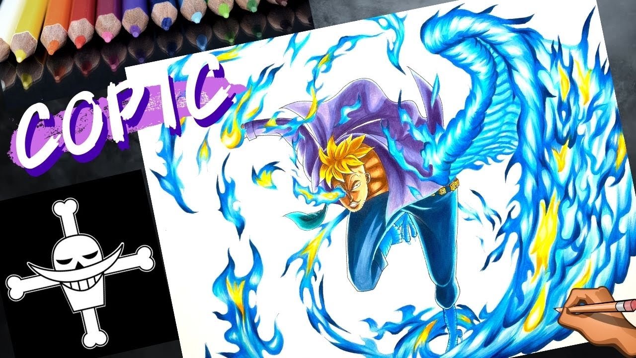 ワンピース 不死鳥のマルコ 描いてみた Drawing One Piece Phoenix Marco Youtube
