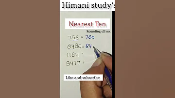 Rounding These No To The Nearest Ten Round Nearest Ten Trick Tending Mathstricks 