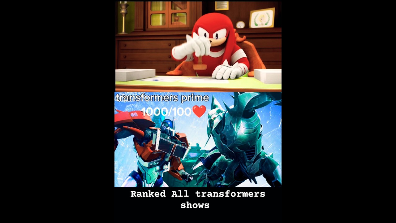 Ranked All transformers shows 